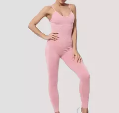 Macacão Fitness Feminino Sem Costura - Conjunto de Yoga