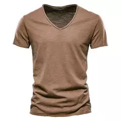 Image of Camiseta Slim Fit Decote V