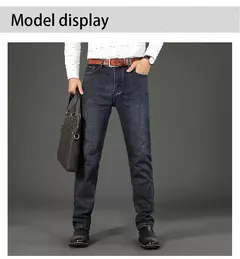 Calça Jeans Stretch Casual Masculina na internet