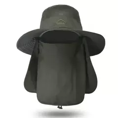 Capuz UV Fisherman - Chapéu com Viseira Removível