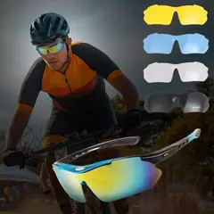 Óculos de Ciclismo de Estrada ( 5 Lentes ) da JSJM