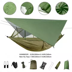 Rede Mosquiteira com Tenda de Chuva CLODEER - Equipamento de Camping on internet