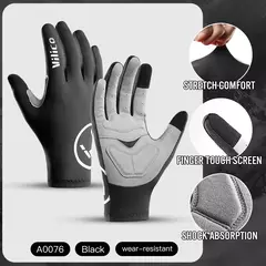 Luvas de Ciclismo Vilico Professional - Toque Sensível e Absorção de Choque - tienda online