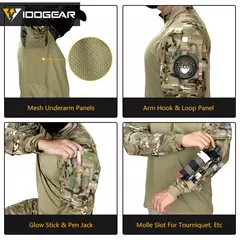 Roupas de Combate com Proteção de Cotovelos [ IDOGEAR ] na internet