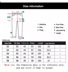 Calça Jeans Stretch Casual Masculina na internet