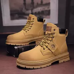 Bota de Couro UrbanVenture da YBQJOO - LOJA RR MODAS