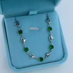 Pulseira Amor Brilhante - Prata Esterlina com Zircão Colorido - LOJA RR MODAS