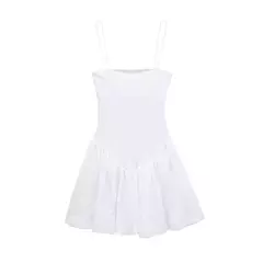 Imagem do Mini Vestido Sexy TRAF com Nervuras