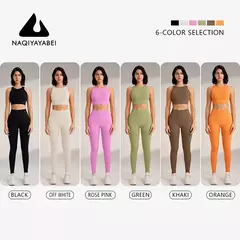 Conjunto Fitness Feminino: Cintura Alta e Duas Peças - LOJA RR MODAS