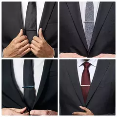 Grampo de Gravata Minimalista: Elegância para Homens