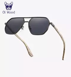 Óculos de Sol Fashion Polarizado da Oi Wood - comprar online