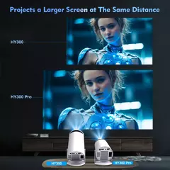 Imagem do Projetor Mágico HY300 Pro 4K - Home Cinema ao Ar Livre