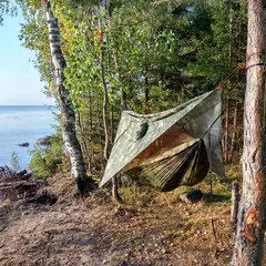 Rede Mosquiteira com Tenda de Chuva CLODEER - Equipamento de Camping