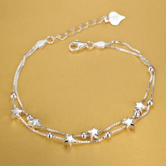 Pulseira Elegante [ Prata Esterlina 925] FPFWFS - LOJA RR MODAS