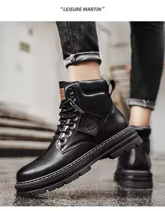 Bota de Couro UrbanVenture da YBQJOO - comprar online