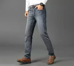 Calça Jeans Stretch Casual Masculina na internet