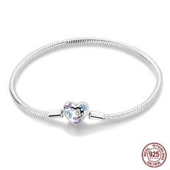 Pulseira de Prata Esterlina 925 com Zircão [ Qikaola ] - LOJA RR MODAS