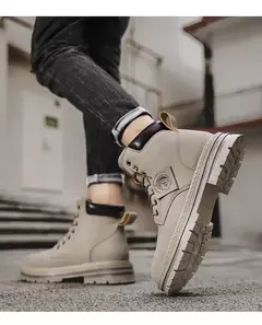 Bota de Couro UrbanVenture da YBQJOO