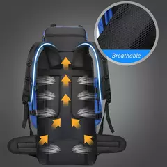 Mochila Trekking 90L - Grande Capacidade para Caminhadas - online store