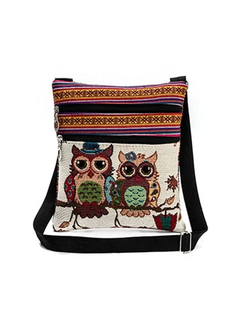 Bolsa de Ombro Bordado Crossbody