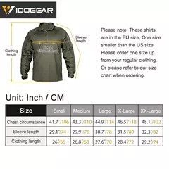 Imagem do Roupas de Combate com Proteção de Cotovelos [ IDOGEAR ]