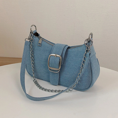 Bolsa de Ombro de Jeans - comprar online