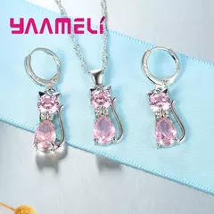 Conjunto 925 Sterling Silver [ YAAMELÍ ] - LOJA RR MODAS