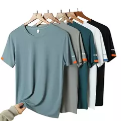 Blusa Masculina de Seda Gelo [ Masculino ]