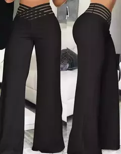 Calça Feminina Refinada PAVEHAWK - Cintura Alta e Design Elegante - loja online