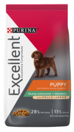 Excellent Puppy Pollo y Arroz Razas Medianas y Grandes 20 Kg