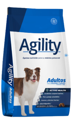 Agility Adultos Tallas medianas y grandes 20 kg