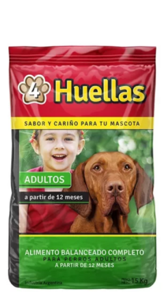 4 Huellas Adultos 15 Kg