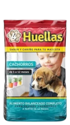 4 Huellas Cachorros 20 Kg