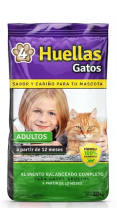 Huellas Gatos Adultos 20 Kg