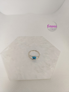 Anillo de plata con ojito de protección - comprar en línea