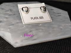 Aretitos de corazón de plata .925 - Danaa | Joyería Fina 