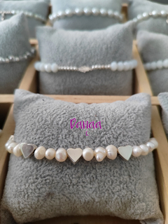 Pulsera Teté. Hecha con perla de río natural