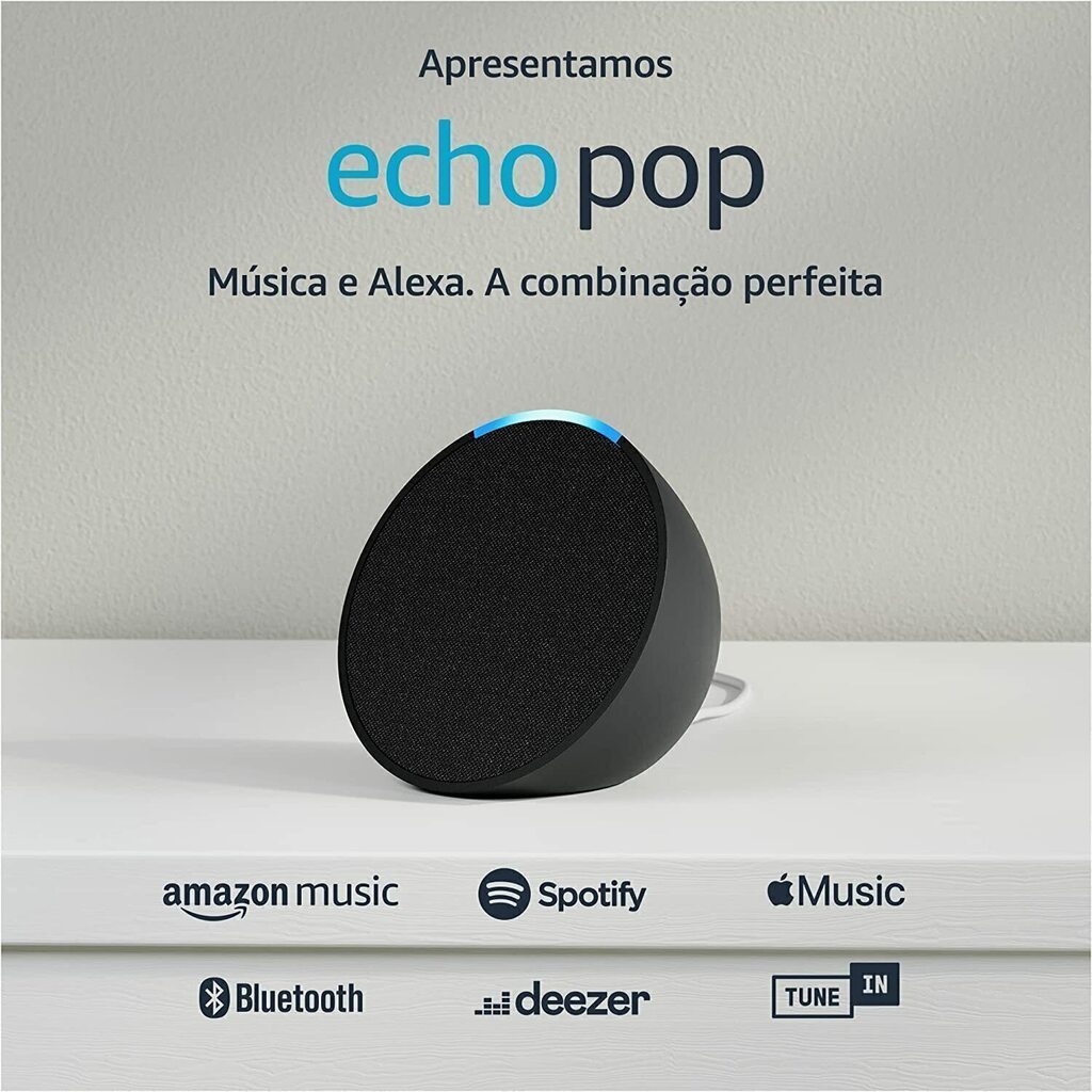 Echo Pop  C/Alexa Smart Speaker Compacto C/Som Envolvente - Roxo