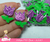 50 apliques Flor Tulipa 2,2 x 1,5cm- eva glitter na internet