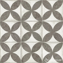 FLOWER BLACK 45X45- C:2.05m2