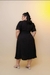 Vestido Ludy - Plus - crepe - Preto - comprar online