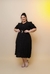 Vestido Ludy - Plus - crepe - Preto