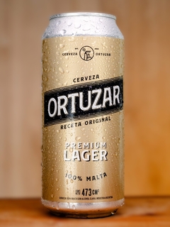 Cerveza Ortuzar Lager x 473 ml - Pack 6U - SANTANOMBRE