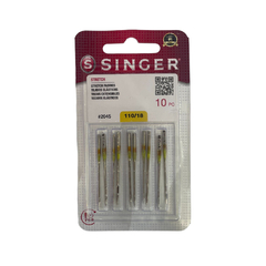 Aguja para maquina de coser familiar punta bolita "SINGER" - comprar online