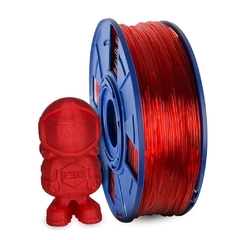 Filamento PLA Premium - Vermelho Translúcido 1.75mm 1Kg