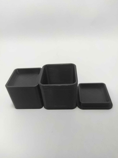 Molde quadrado para fabricação de sabonetes ou shampoo sólidos | Prensa quadrada 5 cm - 3D Prints