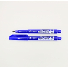 MARCADOR PIZZINI PERMANENTE 1263 AZUL 1 MM - comprar online