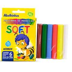 PLASTILINA ACRILEX X 6 UNIDADES - comprar online