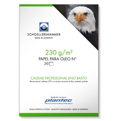 BLOCK PLANTEC OLEO LINO BASTO 25X35 CM 230 GR X 20 HJ - comprar online