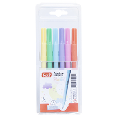 MARCADOR JUNIOR PASTEL TRABI X6 - comprar online